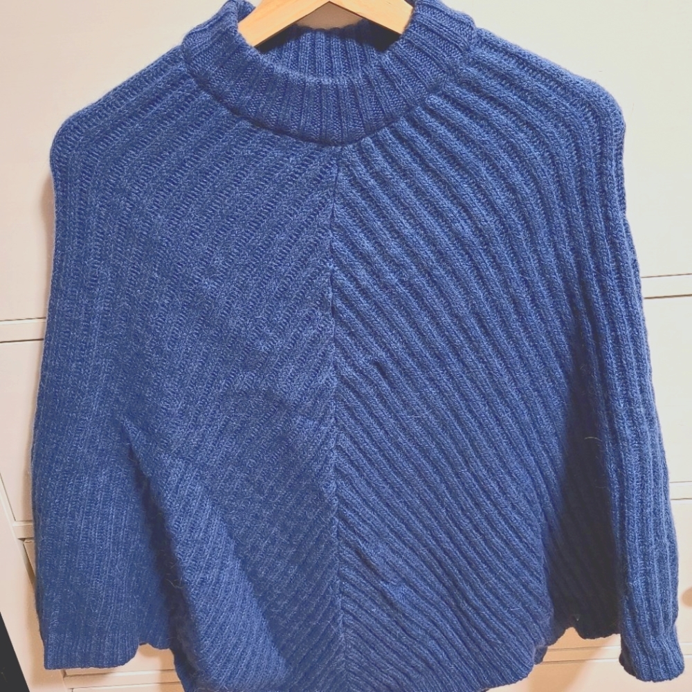 MM6 Maison Martin Margiela Alpaca/Wool Pancho Sweater